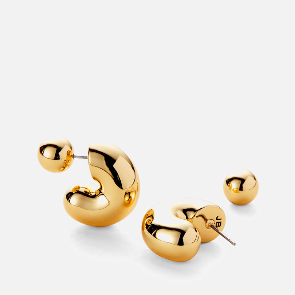 Jenny Bird Tome 14K Gold-Plated Medium Hoop Earrings
