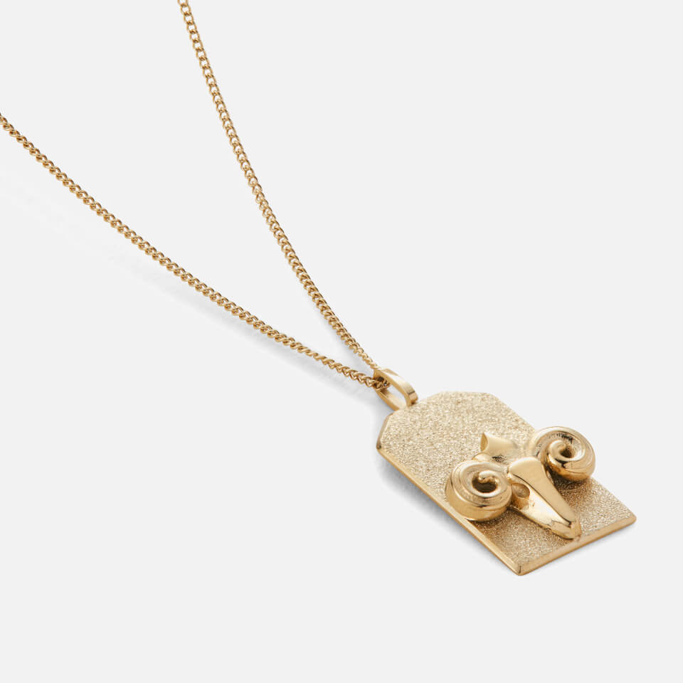 Jenny Bird Gold-Plated Zodiac Aries Necklace