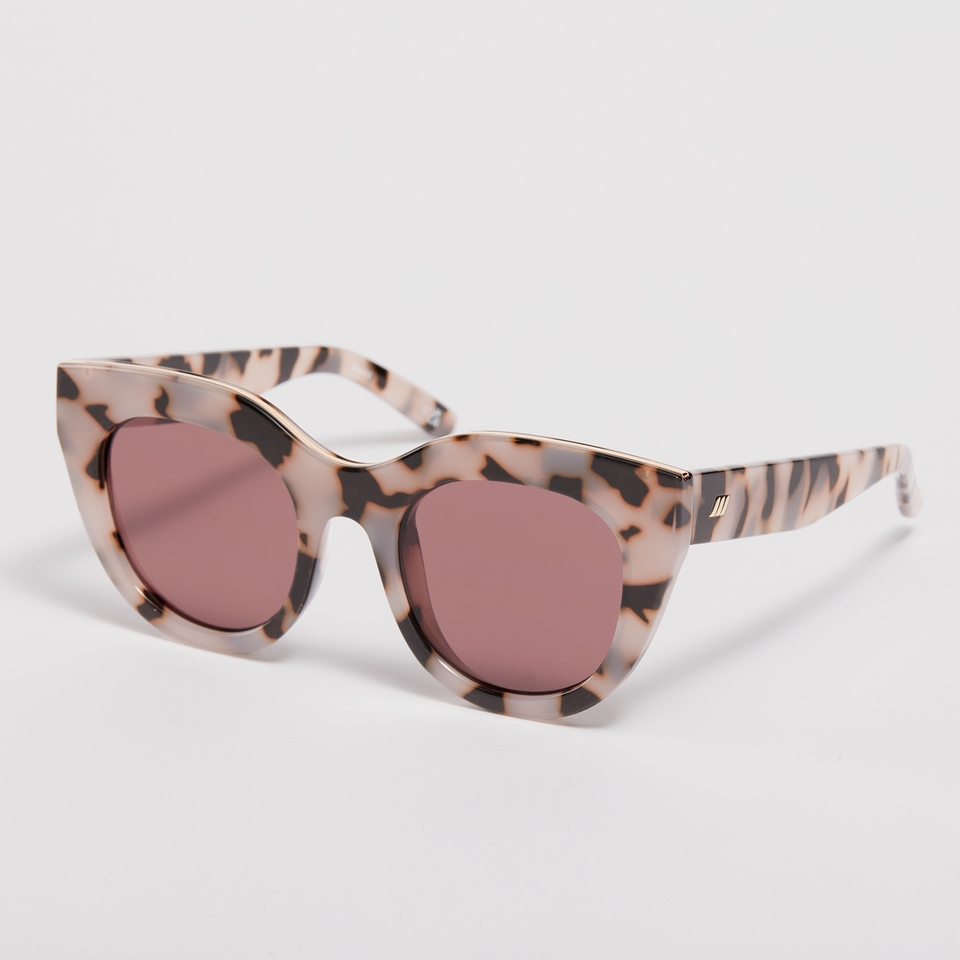 Le Specs Air Heart Oversized Tritan Sunglasses