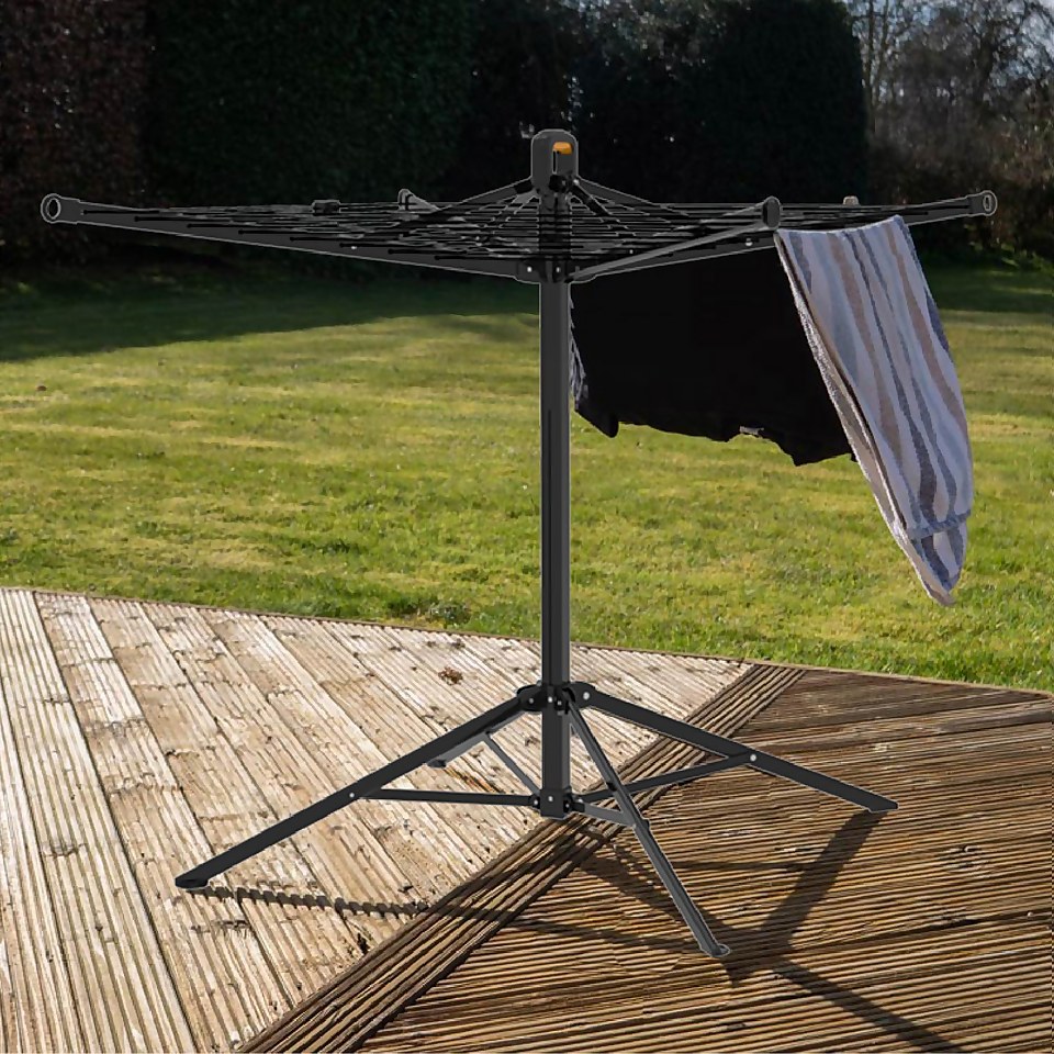 Portable Indoor/Outdoor Airer Washing Line - Anthracite