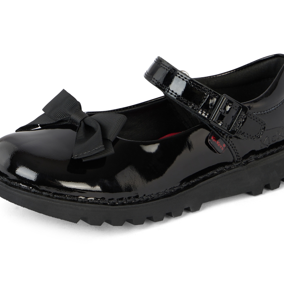 Junior Girls Kick Mj Bow Patent Leather Black