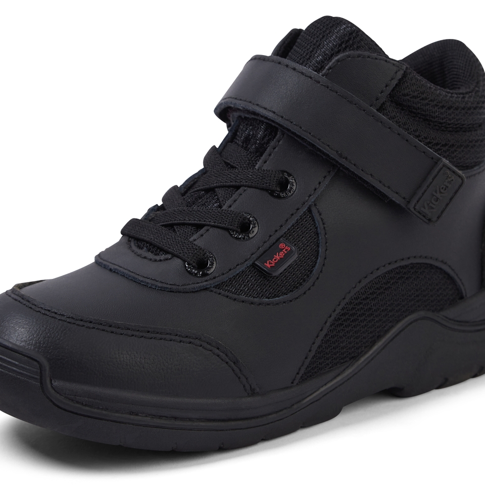 Infant Boys Stomper Hi Leather Black