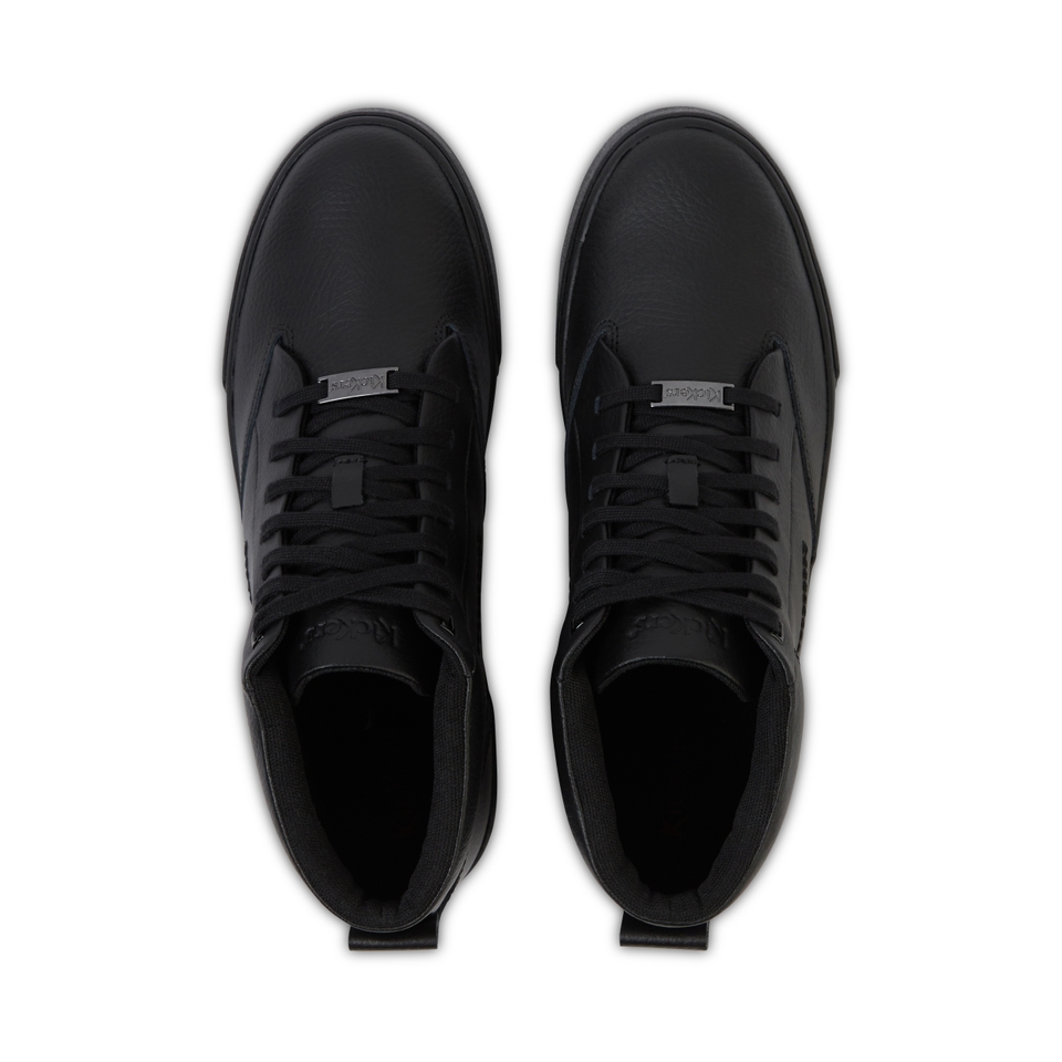 Adult Unisex Tovni Tumble Hi Leather Black