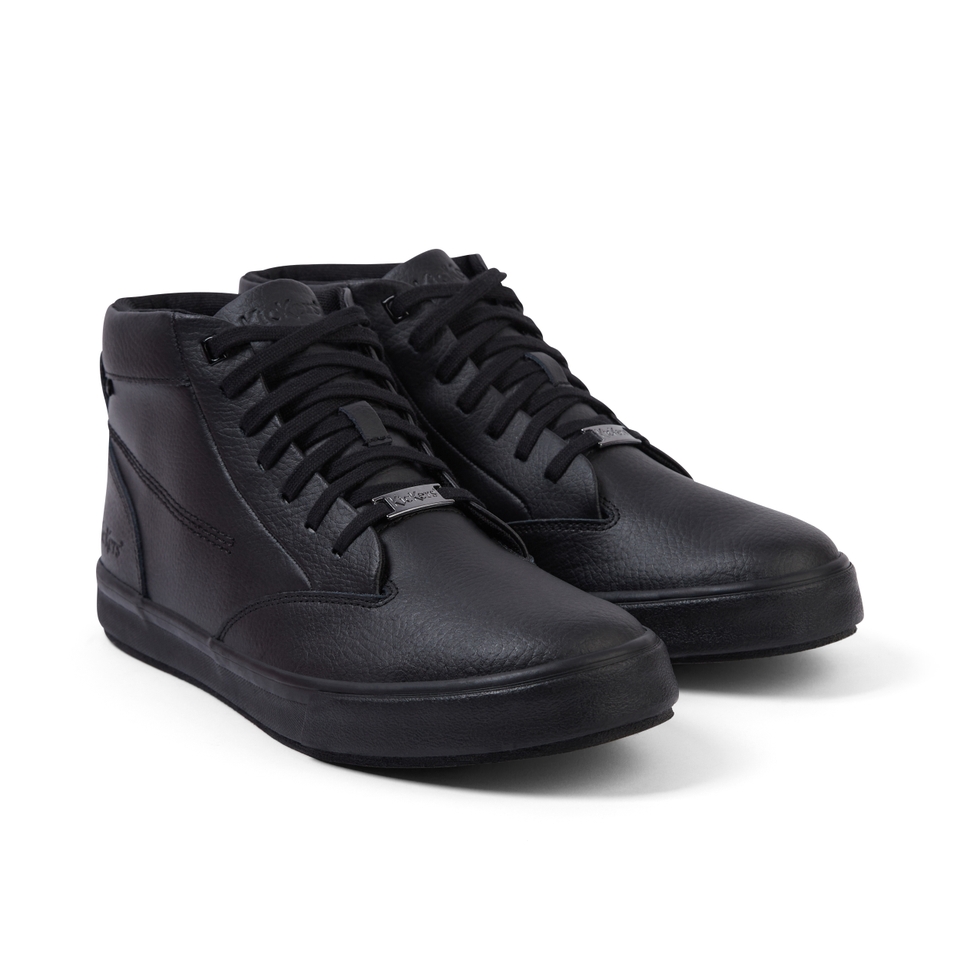 Adult Unisex Tovni Tumble Hi Leather Black