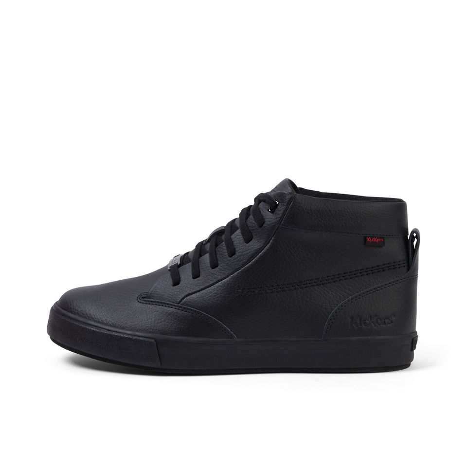 Adult Unisex Tovni Tumble Hi Leather Black