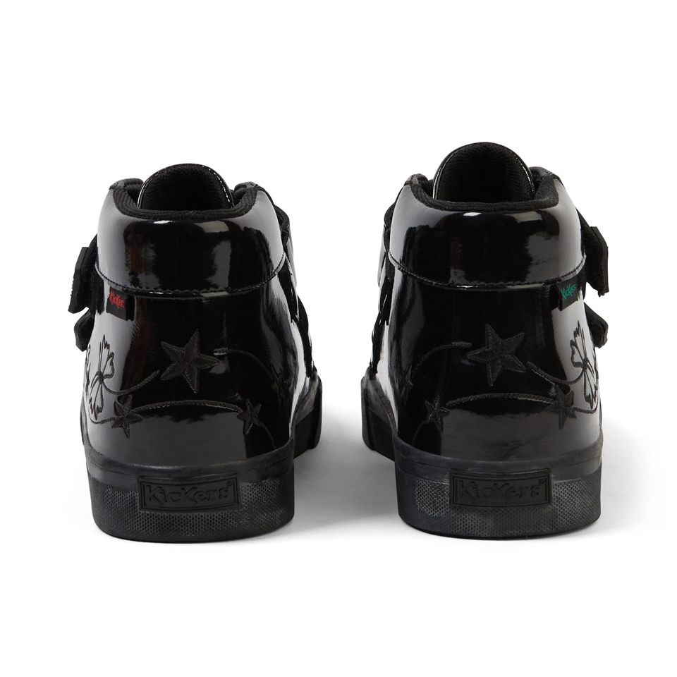 Junior Girls Tovni Hi Vel Stardust Patent Leather Black