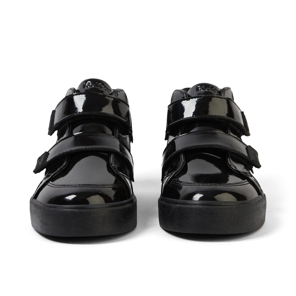 Junior Girls Tovni Hi Vel Stardust Patent Leather Black