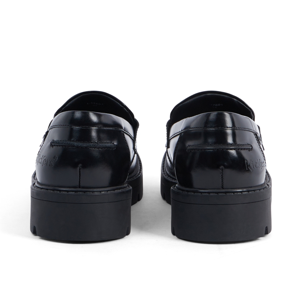 Adult Womens Kori Loafer Rivet Leather Black