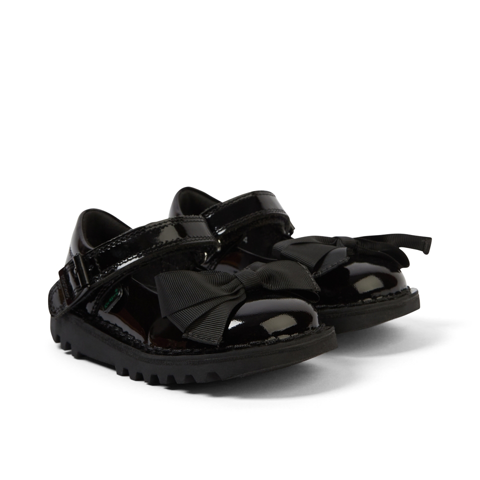 Infant Girls Kick Mj Bow Patent Leather Black