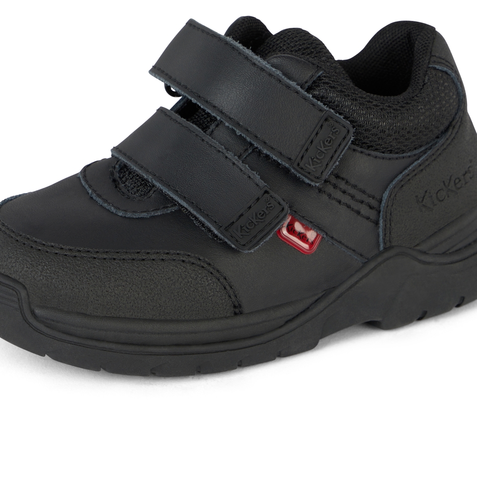 Infant Unisex Playflex Lo Vel Leather Black