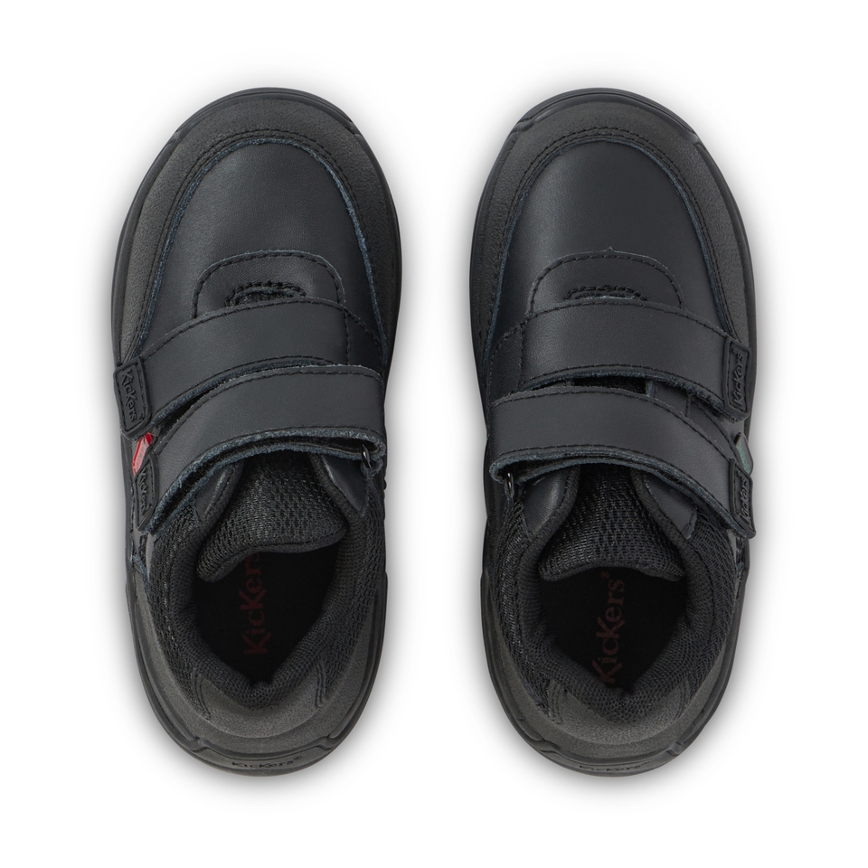 Infant Unisex Playflex Lo Vel Leather Black