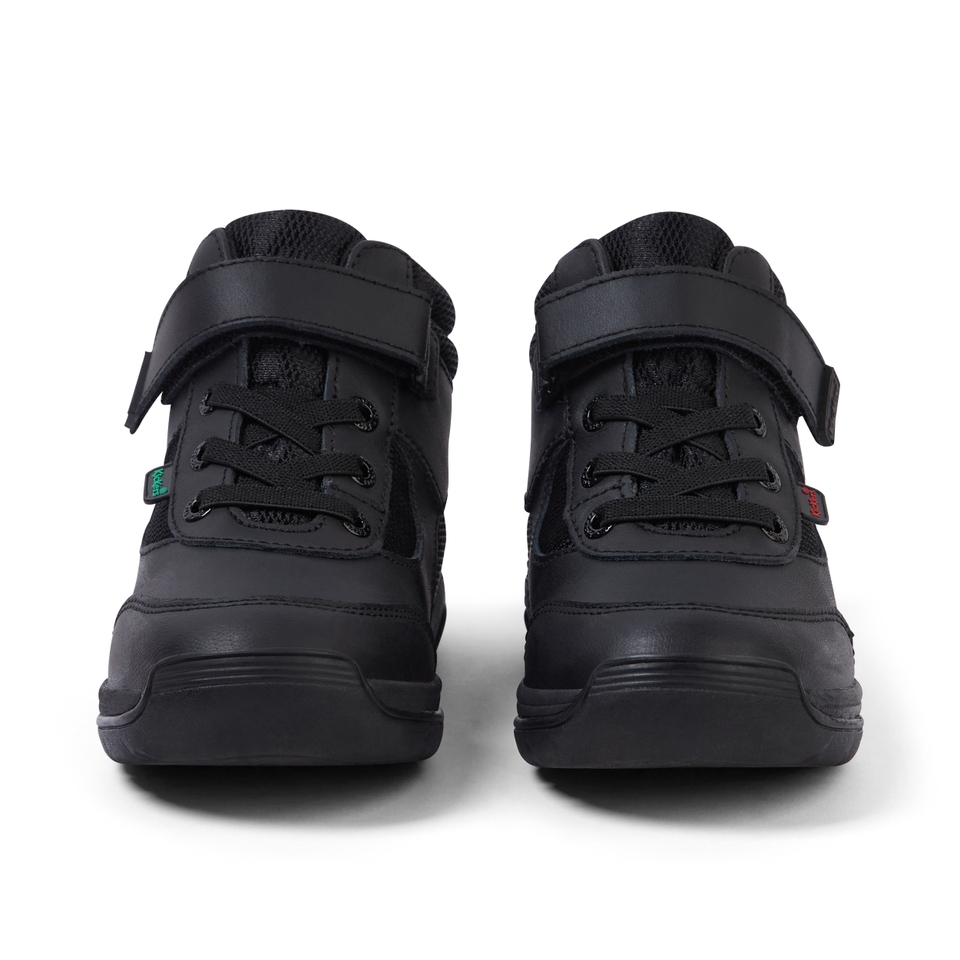 Junior Boys Stomper Hi Leather Black
