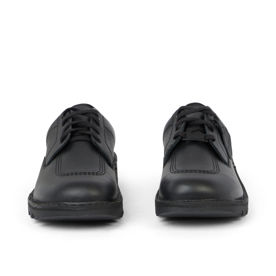 Adult Unisex Kick Shoe Tumble Leather Black