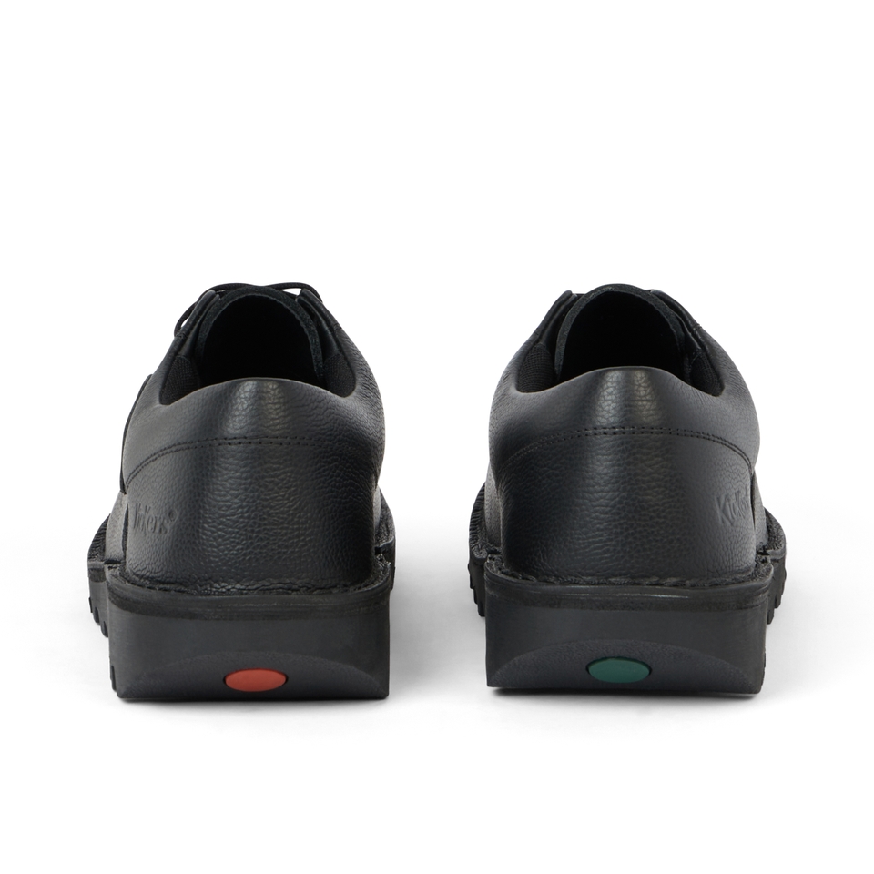 Adult Unisex Kick Shoe Tumble Leather Black