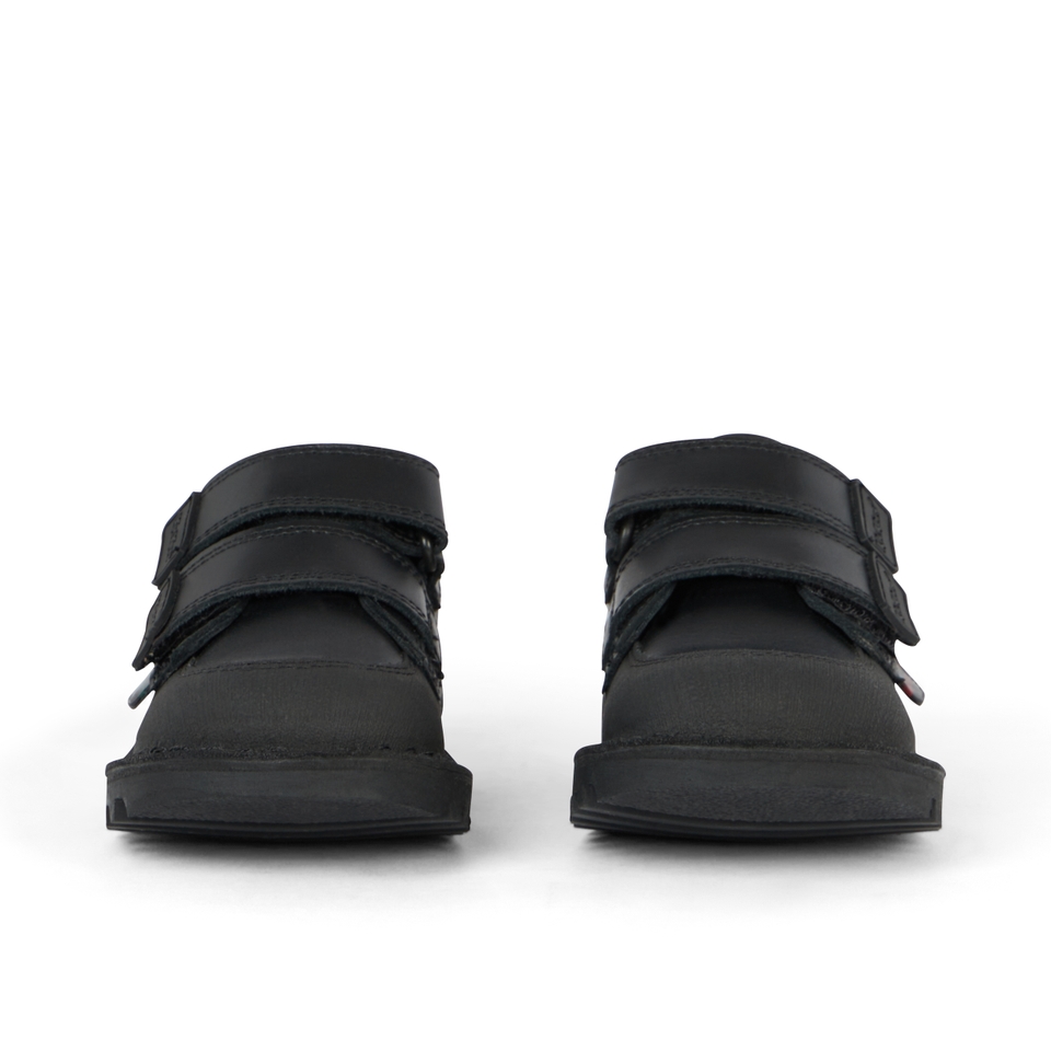 Infant Boys Kick Scuff Twin Leather Black