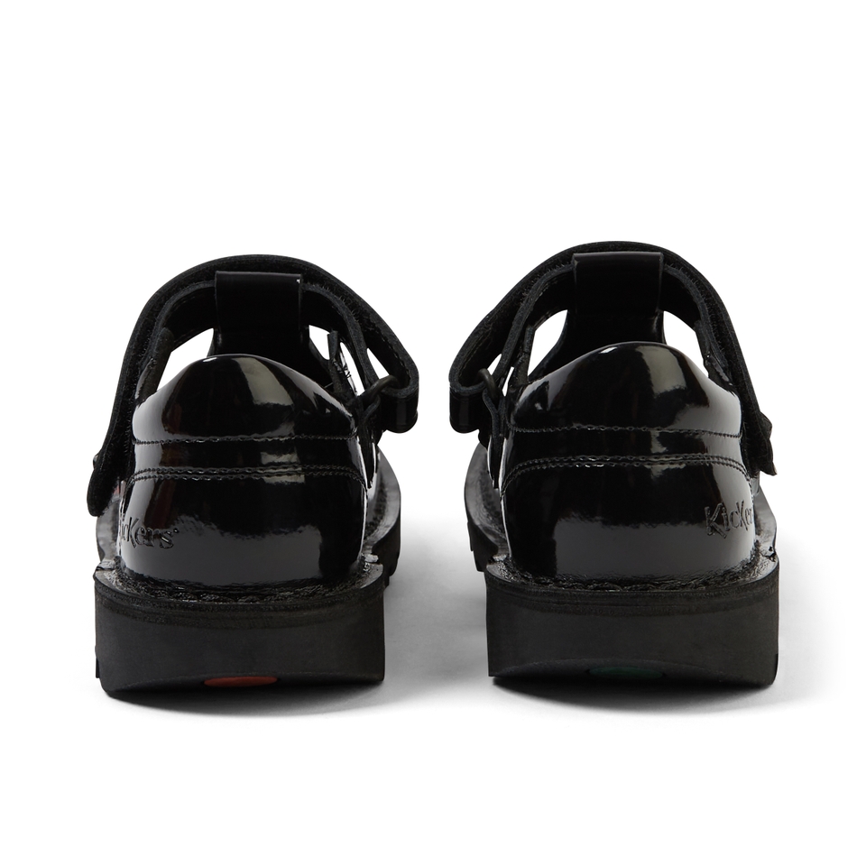 Junior Girls Kick T Stardust Patent Leather Black