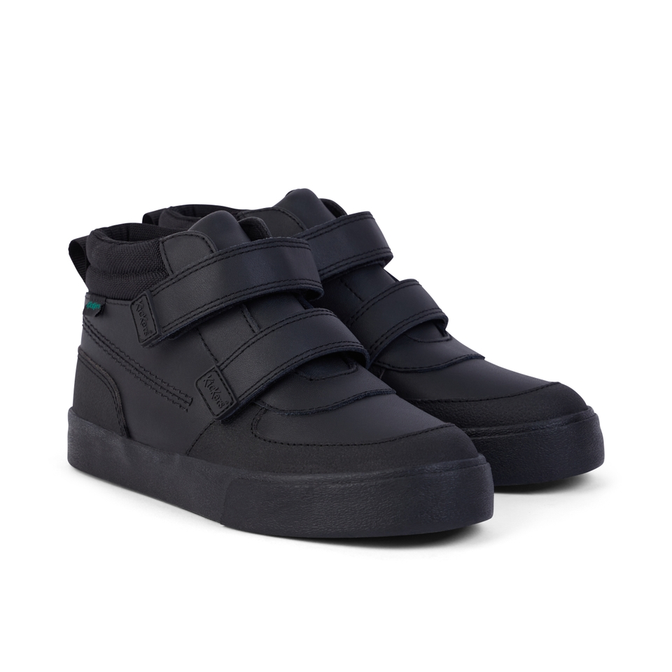 Junior Boys Tovni Scuff Hi Leather Black