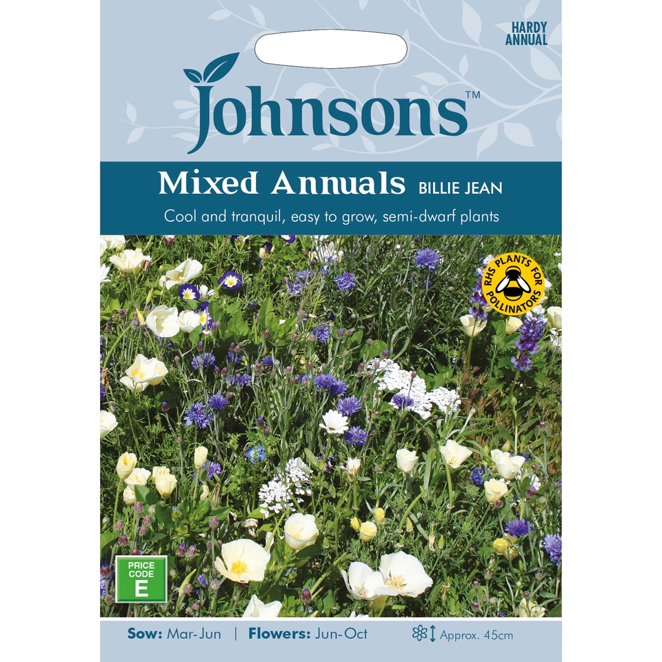 Johnsons Mixed Annuals Seeds - Billie Jean