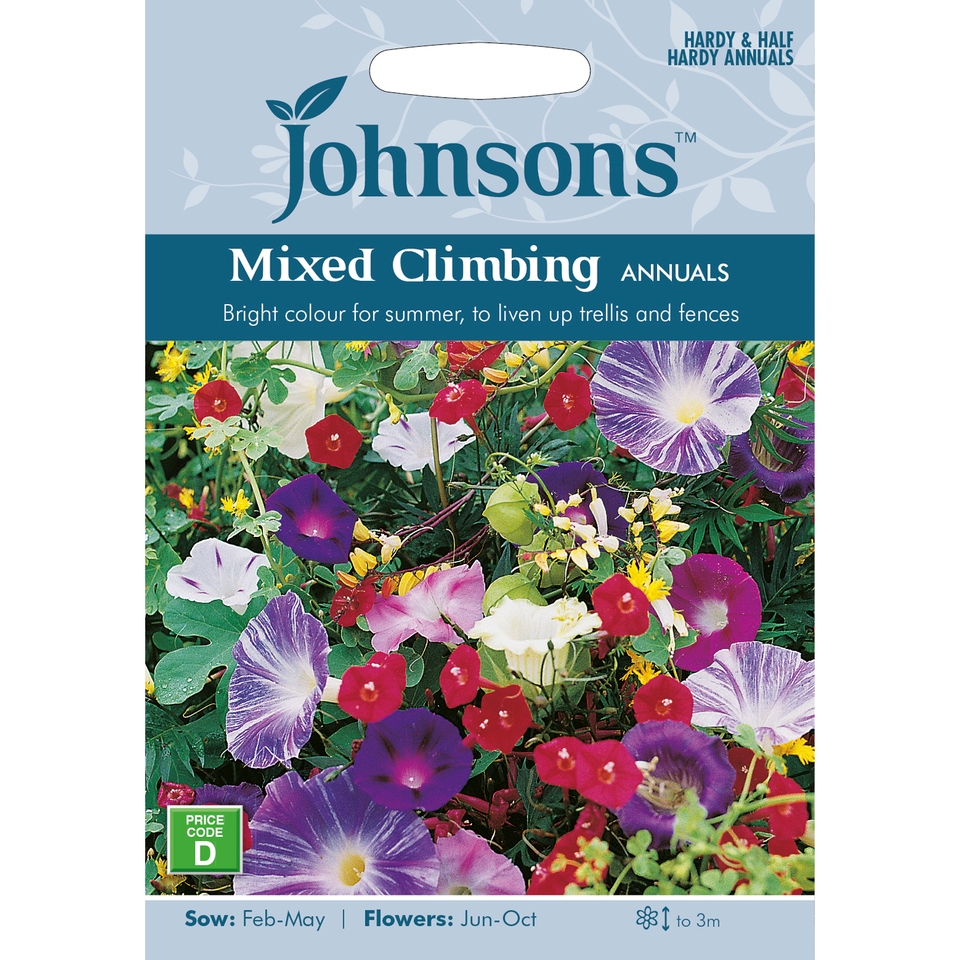 Johnsons Climbing Annuals Seeds - Mixed