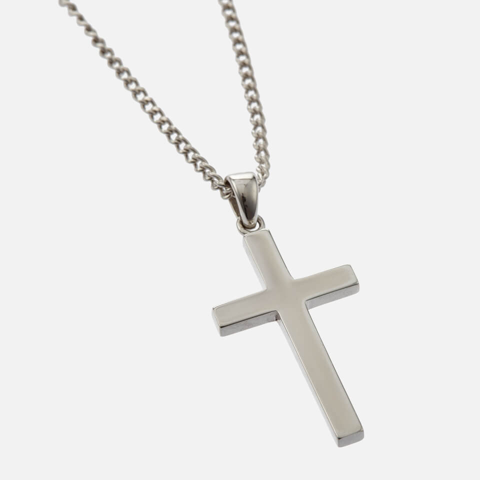 Serge Denimes Cross Sterling Silver Necklace