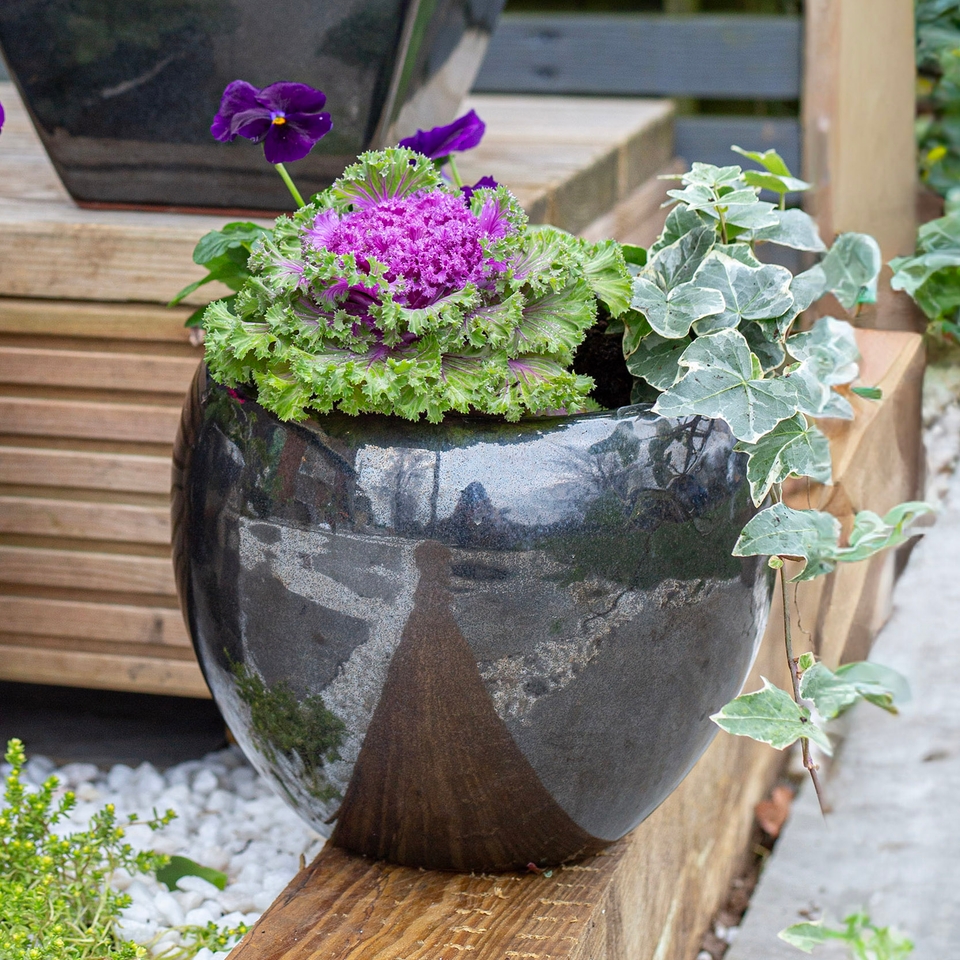 Chiswick Moon Plant Pot - Mirror - 18cm