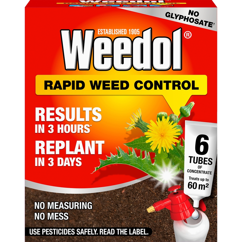 Weedol Rapid Weed Control Concentrate - 6 Tubes
