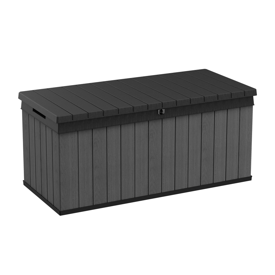 Keter Darwin Outdoor Garden Storage Box 454L  - Grey