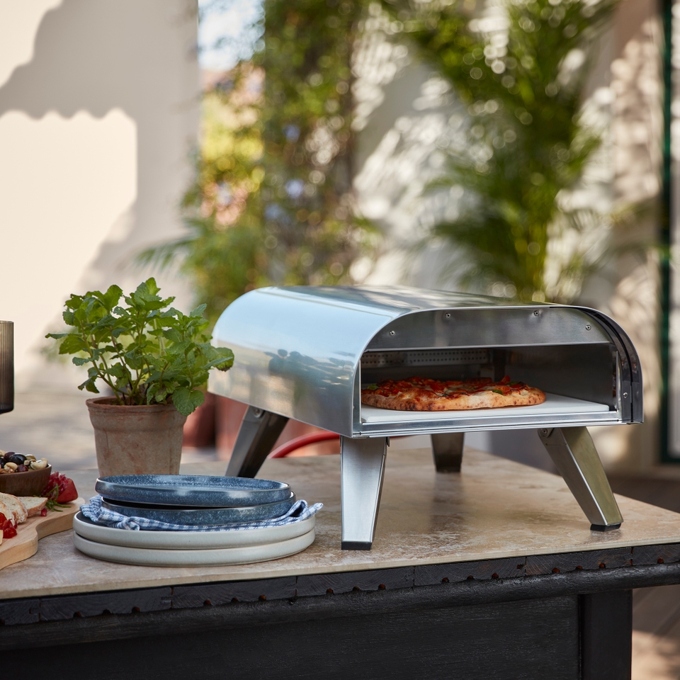 Gas Powered 12" Outdoor Pizza Oven