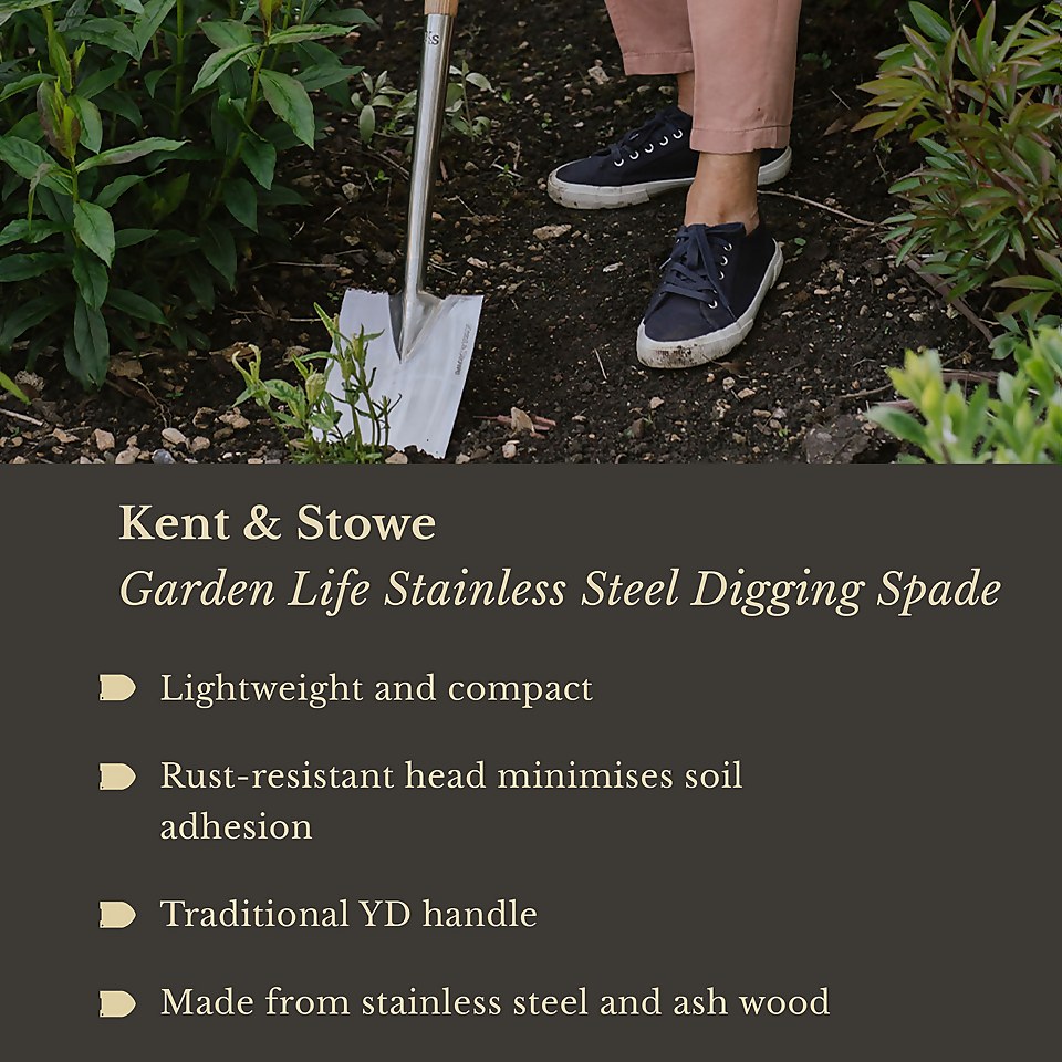 Kent & Stowe Garden Life Digging Spade