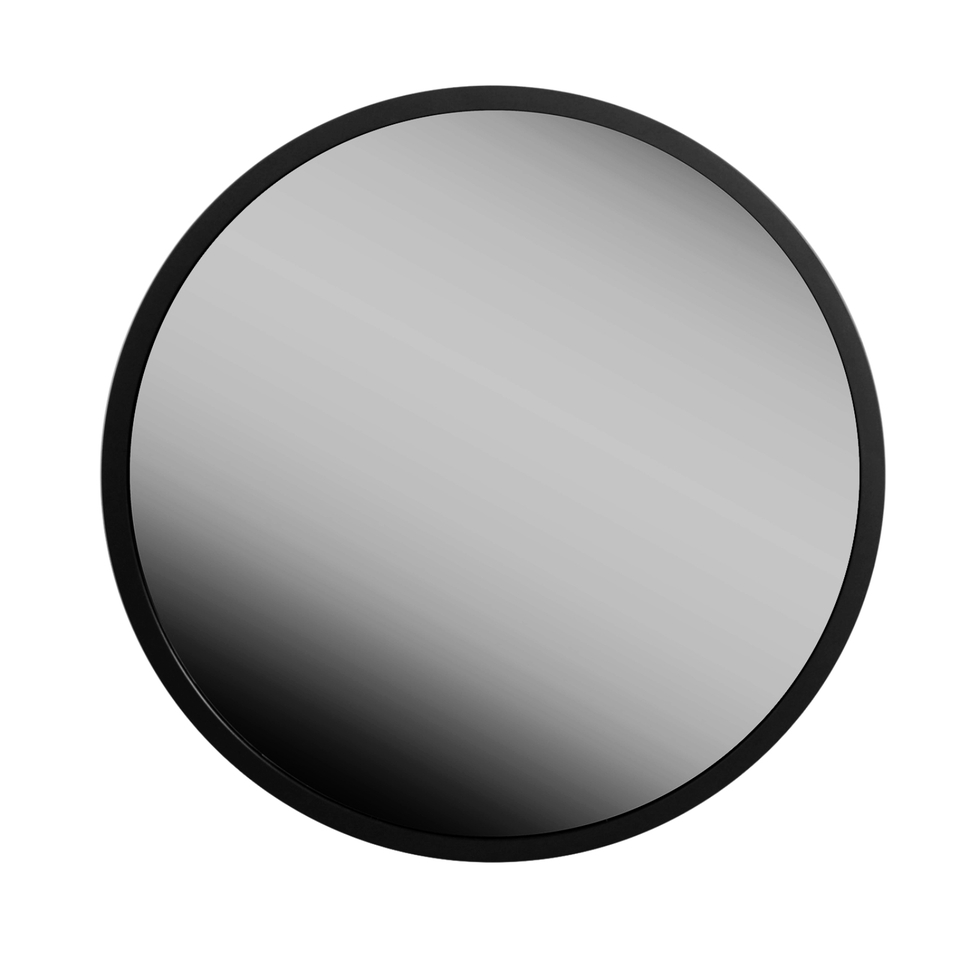 Round Mirror - Black - 50cm
