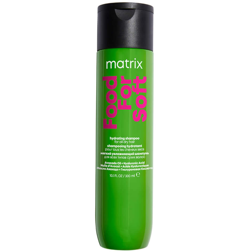 Matrix Food for Soft Shampoo, Oil and 2 x Travel Size Conditioners Bundle with Avocado Oil and Hyaluronic Acid for Dry Hair