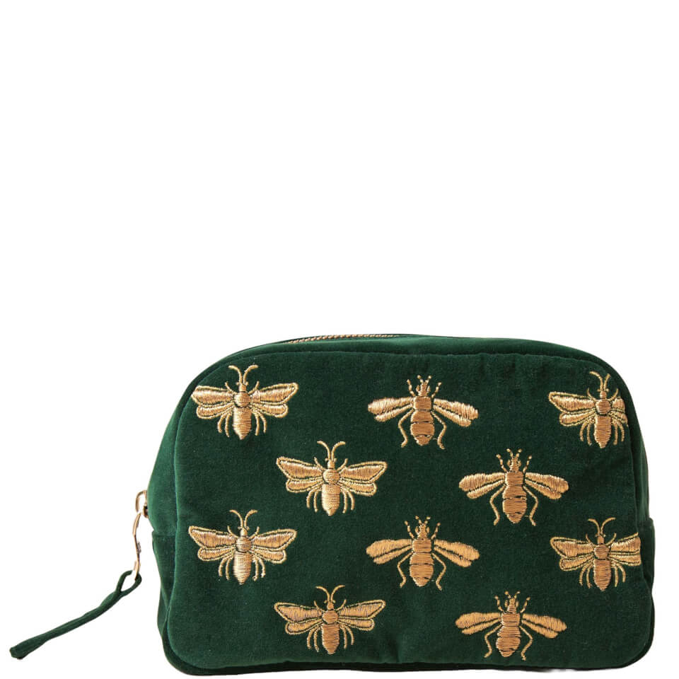 Elizabeth Scarlett Honey Bee Forest Velvet Cosmetics Bag