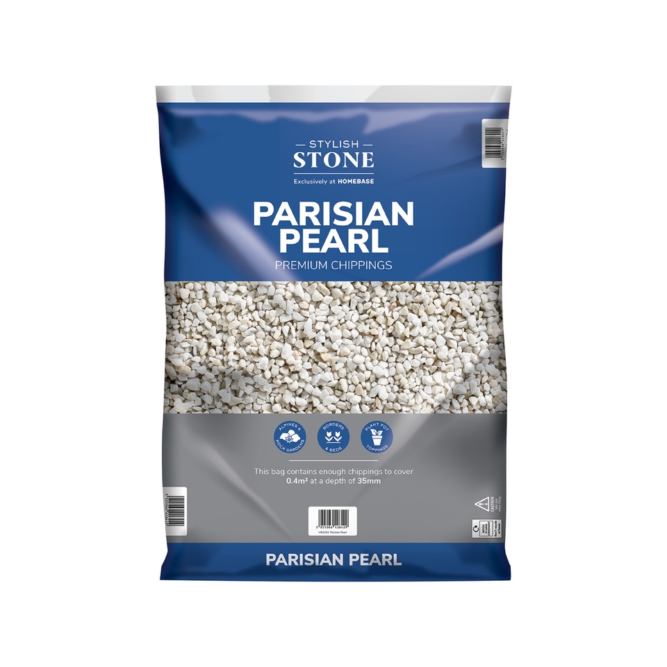 Stylish Stone Premium Parisian Pearl Chippings - Large Pack 19kg