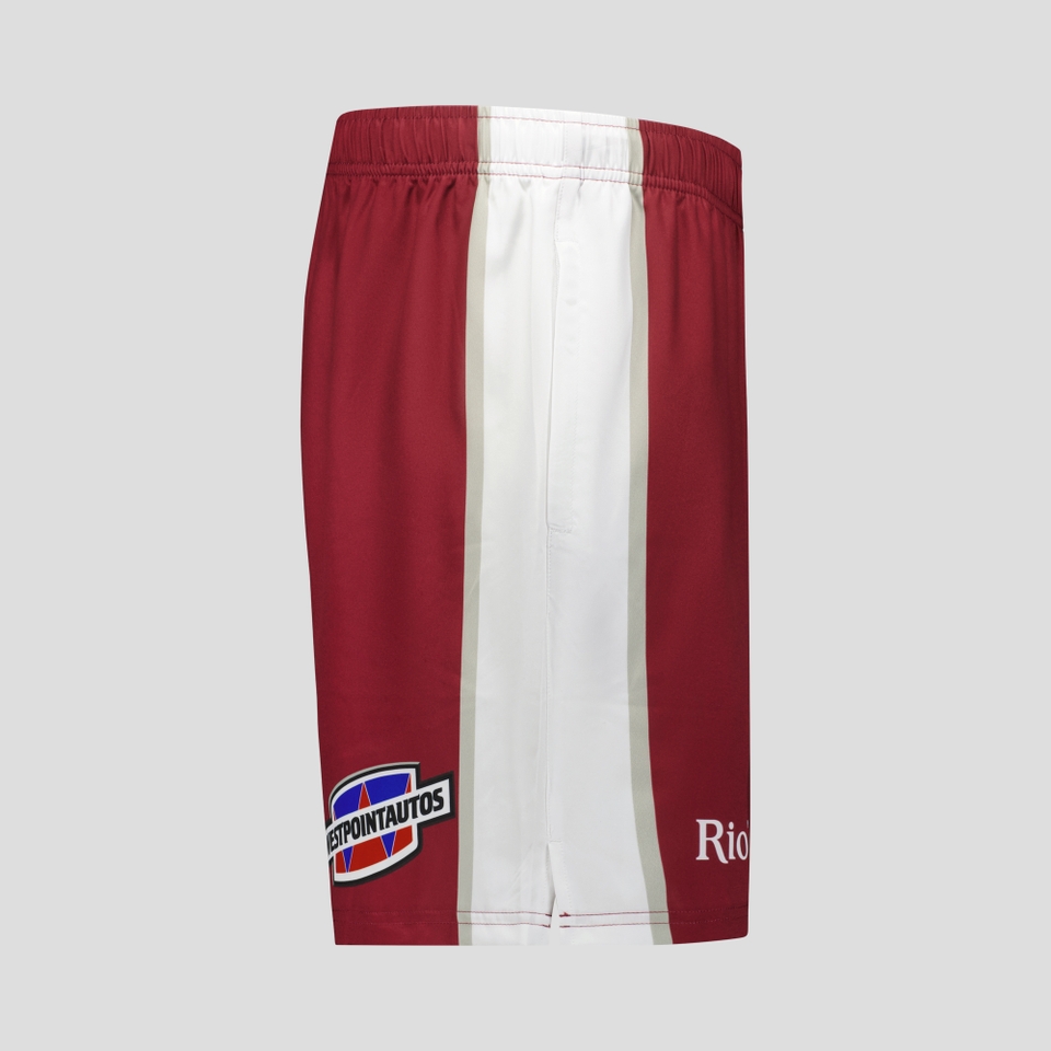 MENS QLD REDS GYM SHORT MAROON