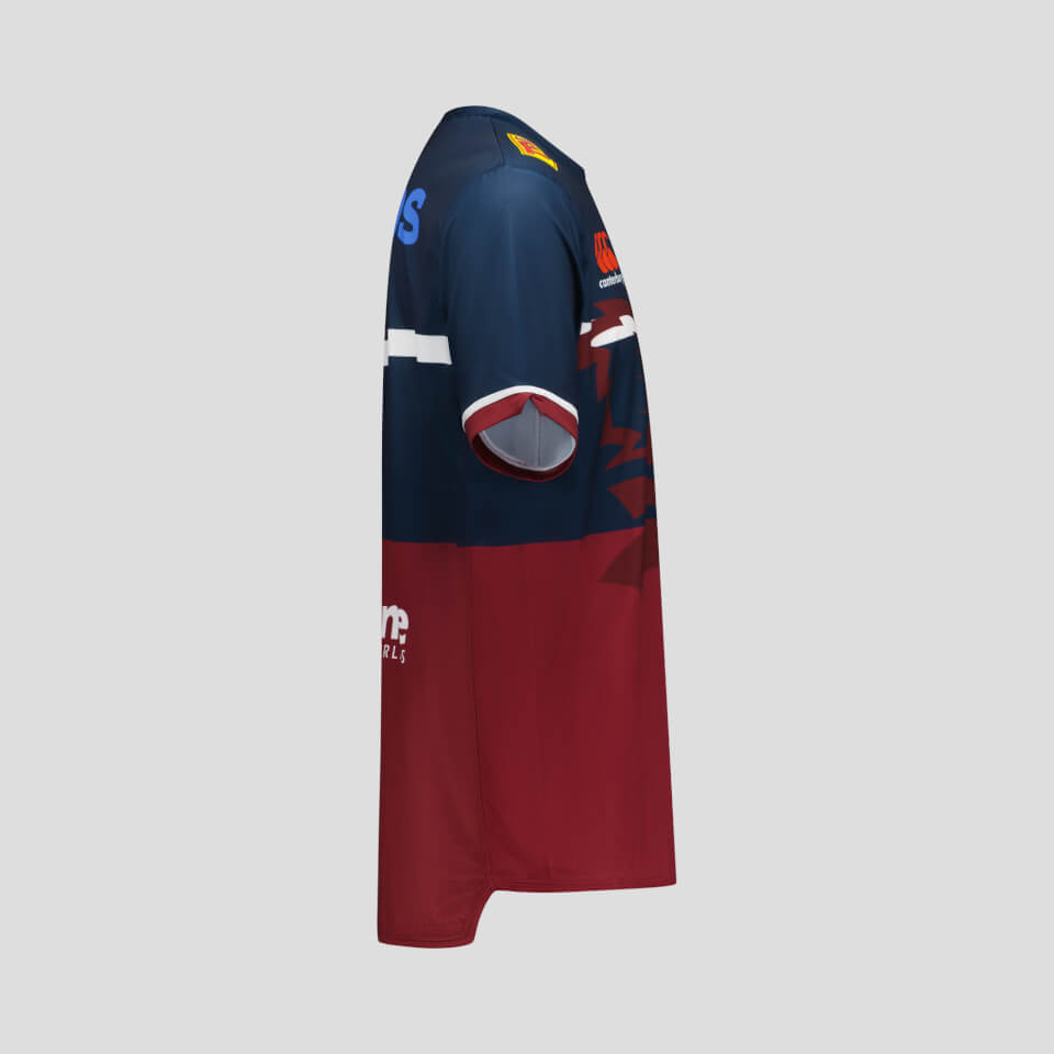Canterbury M Qld Reds Training Tee - Navy