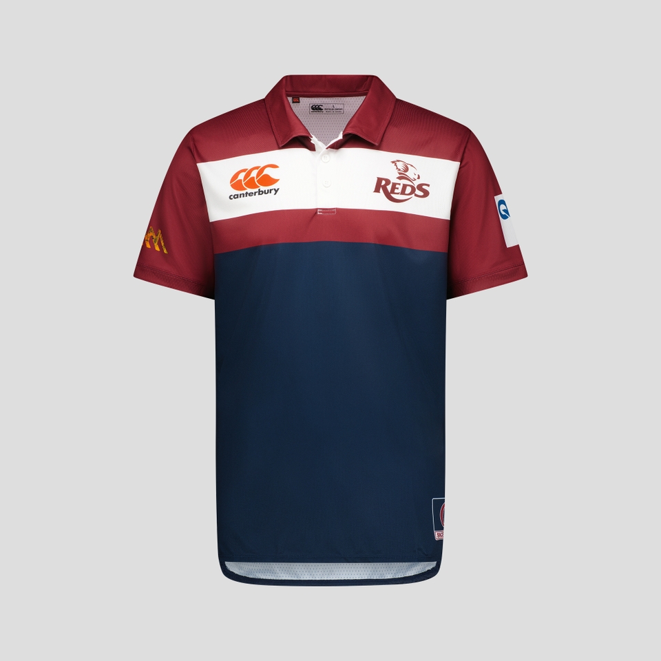 MENS QLD REDS MEDIA POLO