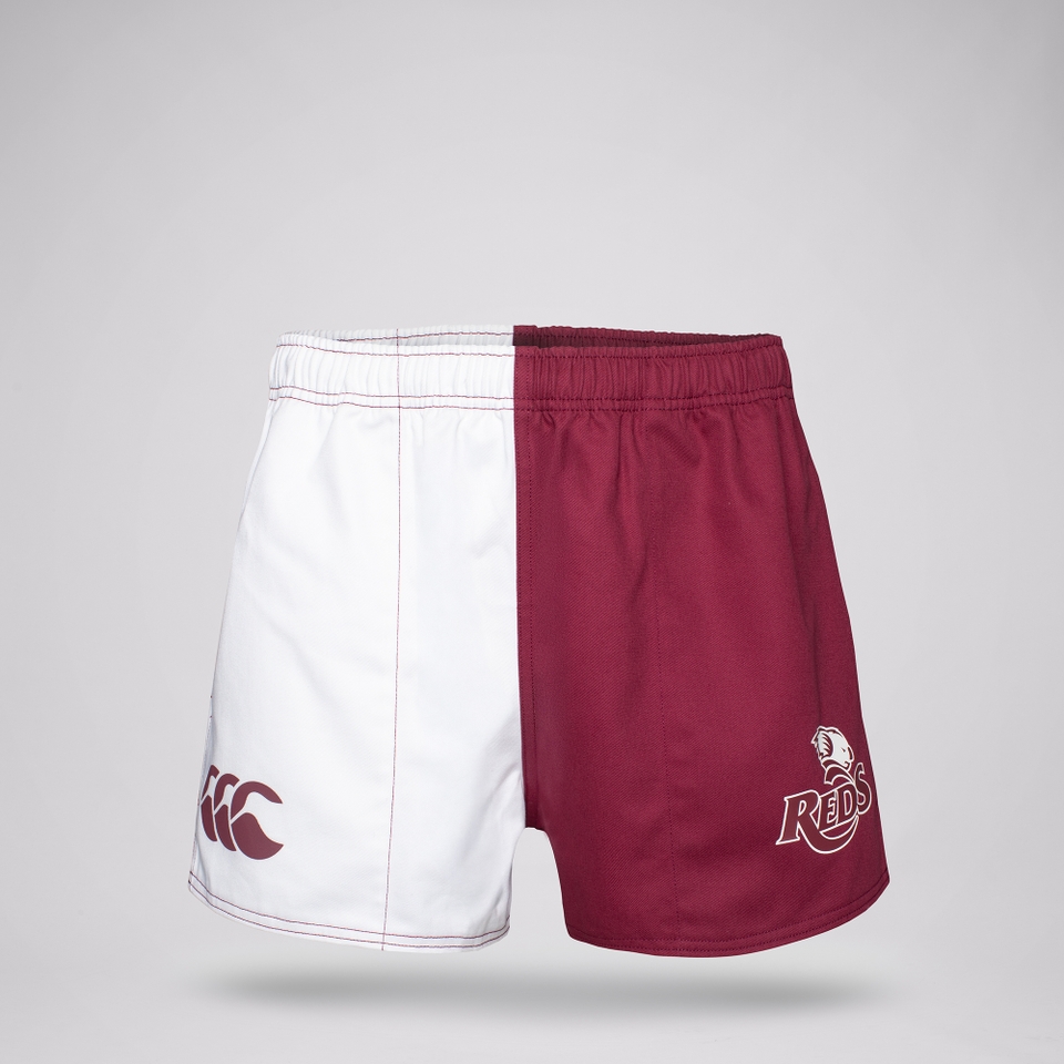 Canterbury M Qld Reds Harlequin 3In Short - Maroon