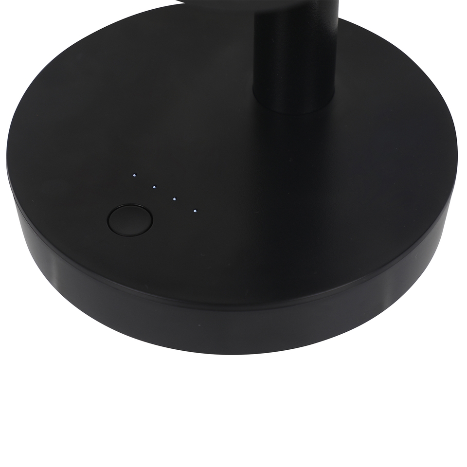 Homebase 6 Inch Rechargeable Desk Fan Black Homebase