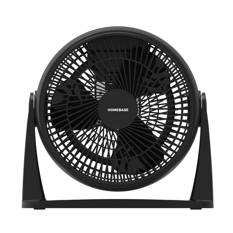 Homebase 8 inch Turbo Fan with 3 Speed Settings - Black