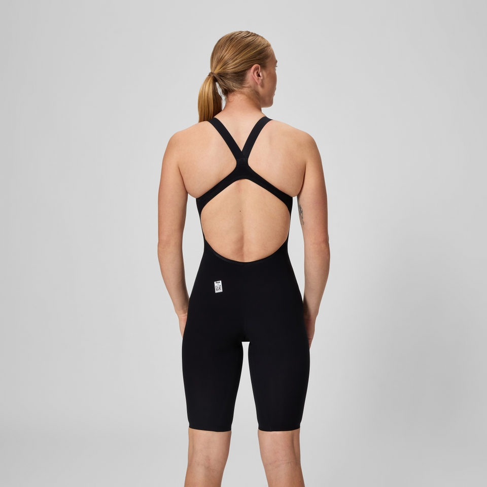 Women's Fastskin 2.0 LZR Valor 2.0 Openback Kneeskin Black