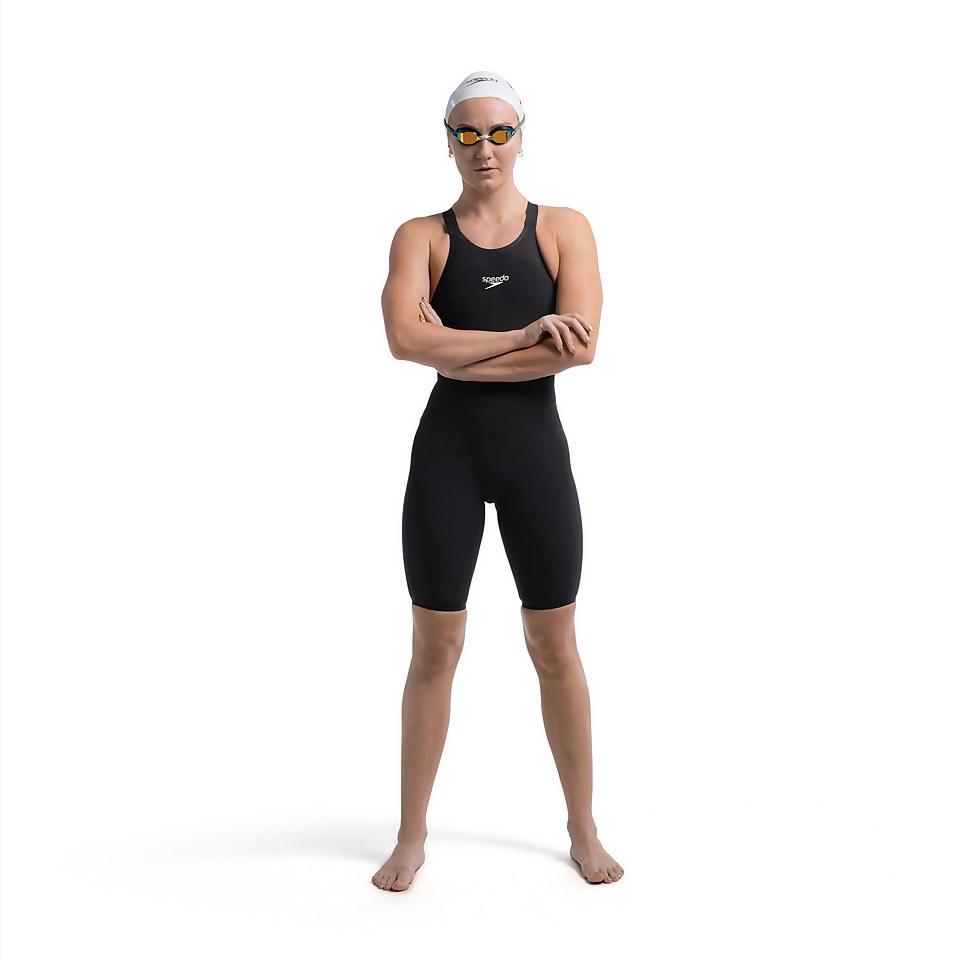 Women's Fastskin 2.0 LZR Valor 2.0 Openback Kneeskin Black