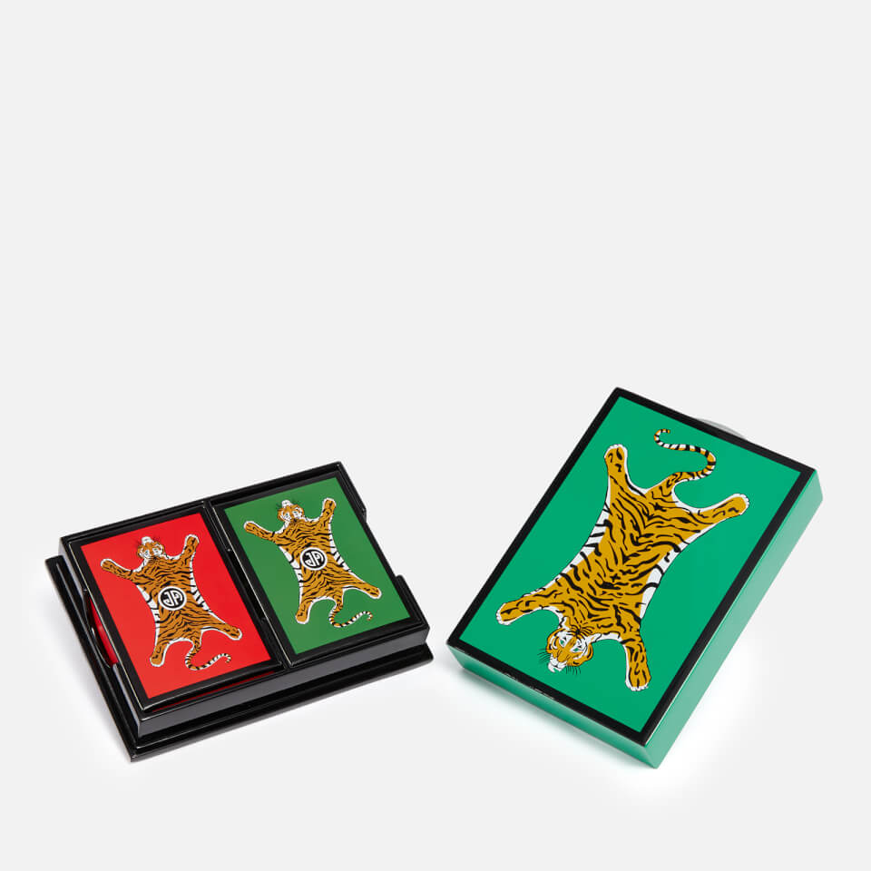 N.Y.発【新品】JONATHAN ADLER☆16kGOLDトレイ[タイガー]