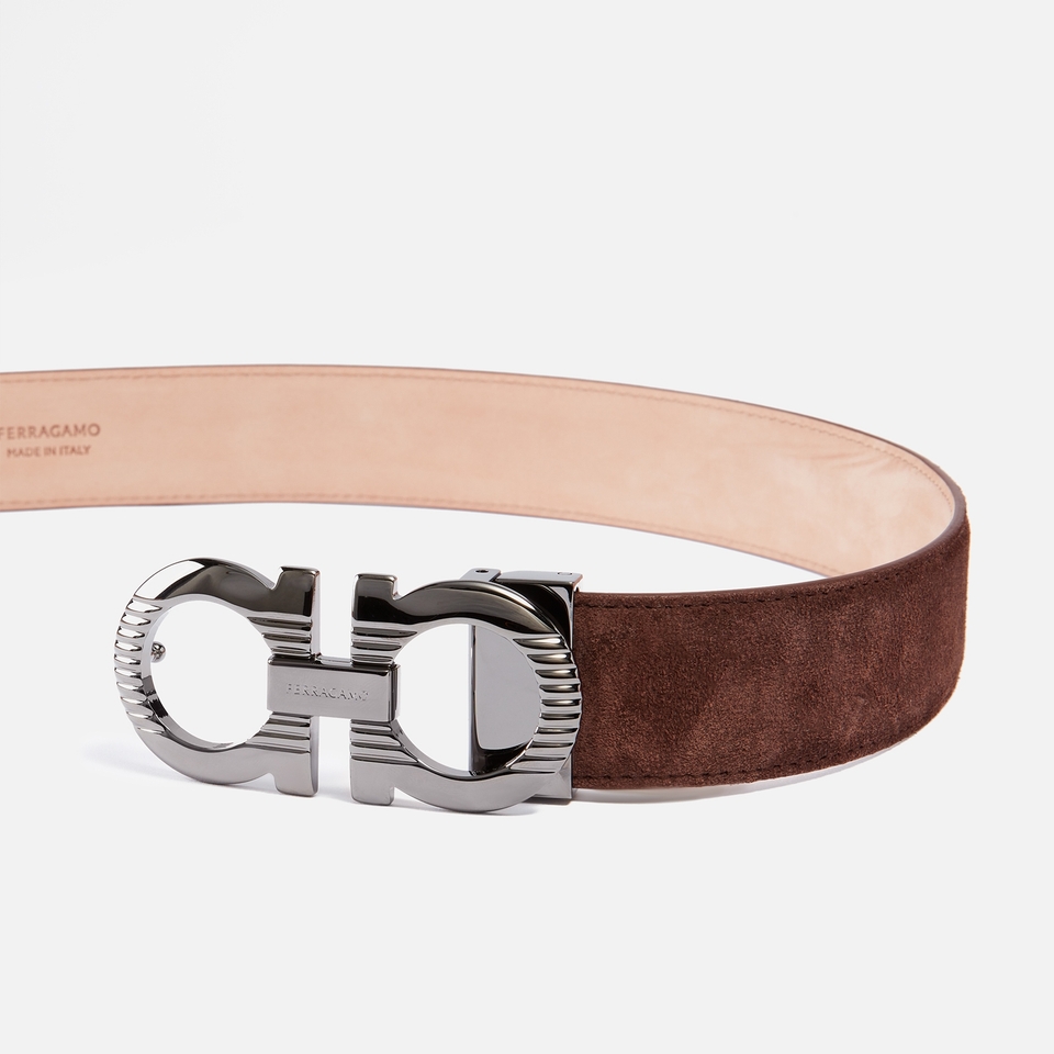 Ferragamo Gancini Leather Belt