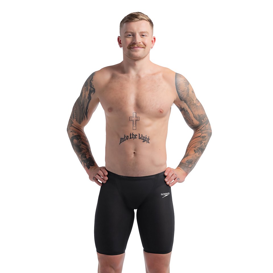 Cuissard de natation taille haute Fastskin LZR Pure Valor 2.0 pour hommes, noir