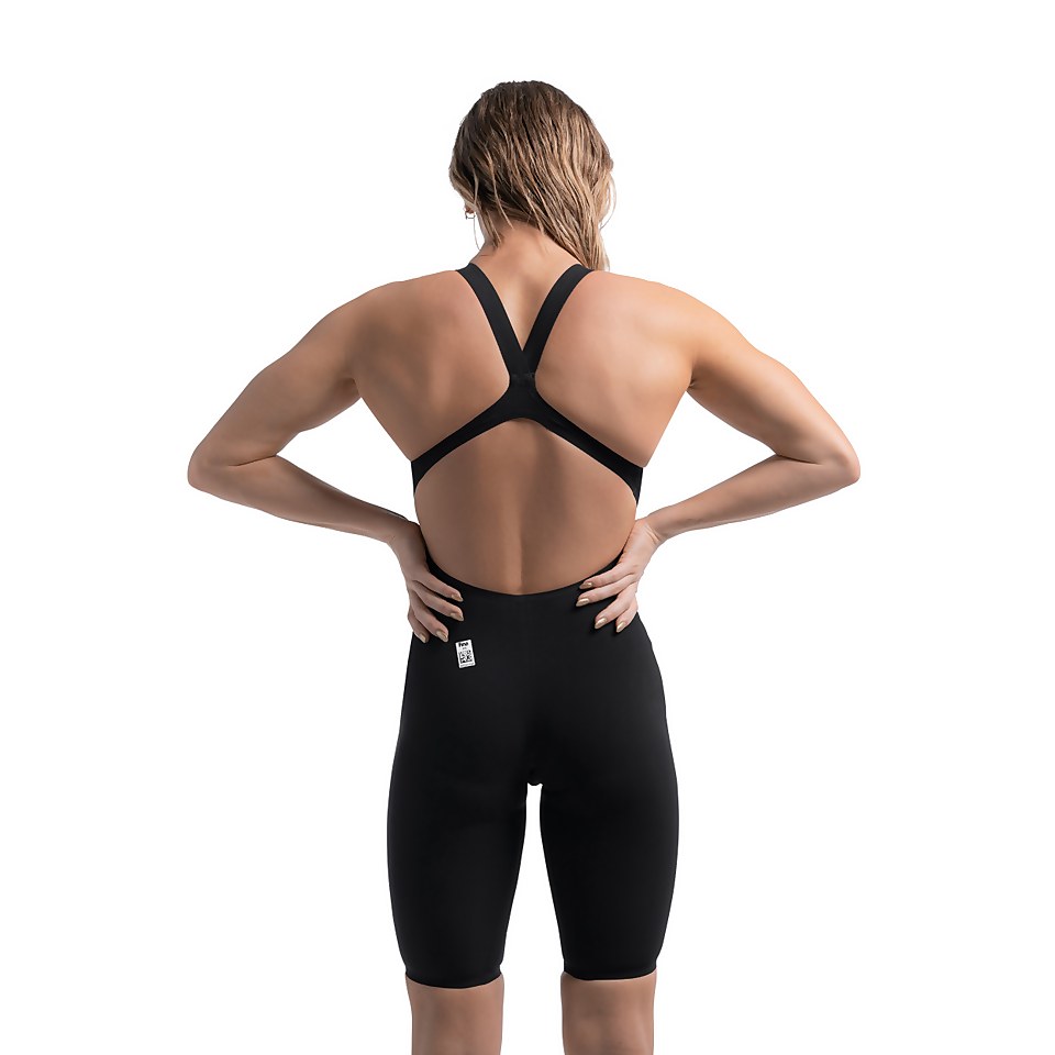 Women's Fastskin LZR Pure Valor 2.0 Openback Kneeskin Black