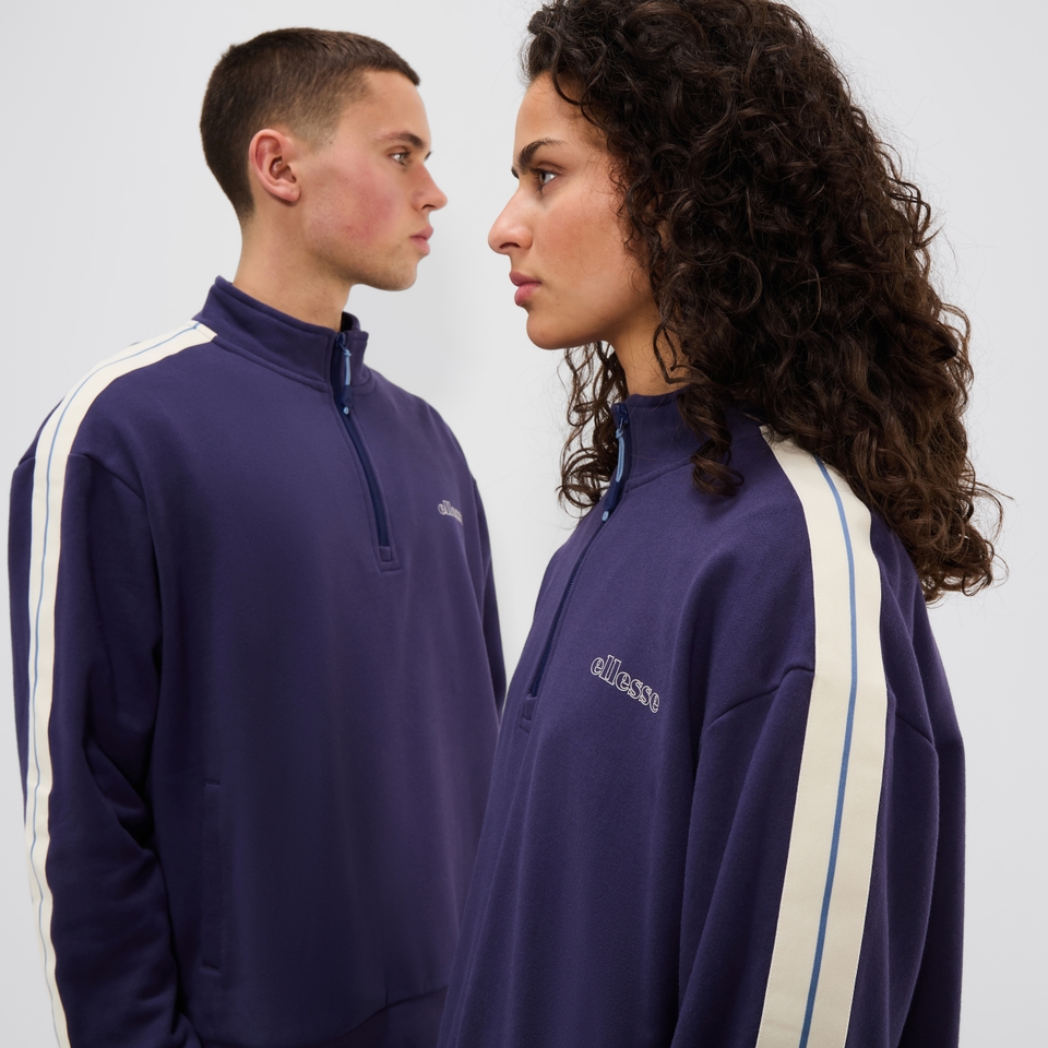 Pilton 1/2 Zip Top Dark Blue