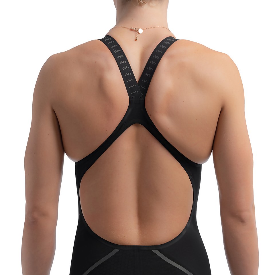 Women's Fastskin LZR Pure Intent 2.0 Openback Kneeskin Black