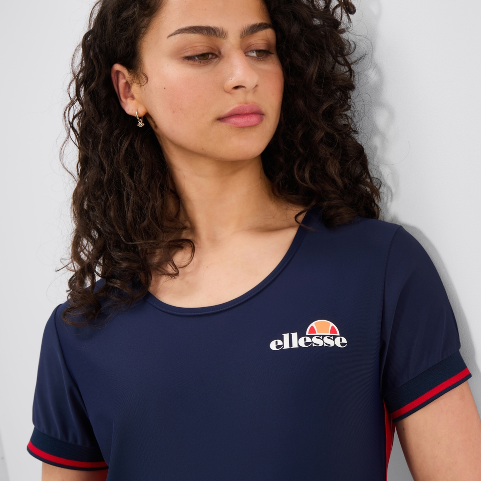T-Shirt Pierce für Damen Marineblau