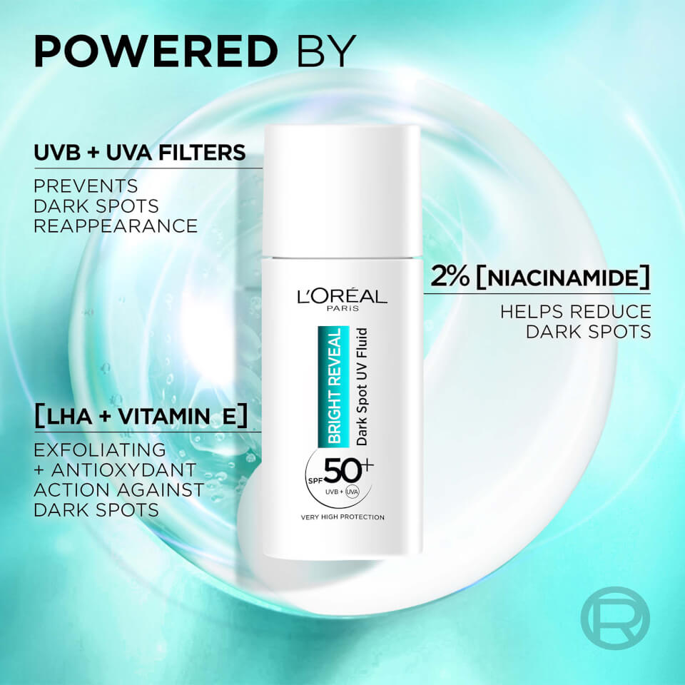 L'Oréal Paris Bright Reveal Dark Spot UV Fluid SPF 50+ with Niacinamide 50ml