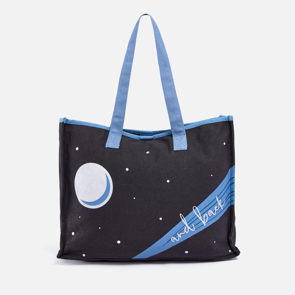 Radley To The Moon And Back Again Large Cotton-Canvas Tote Bag